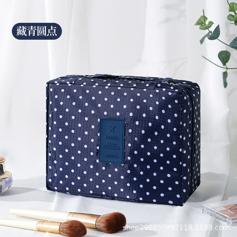 Gran capacidad de segunda generación nueva bolsa de lavado coreana bolsa de maquillaje bolsa de almacenamiento portátil multifuncional bolsa cuadrada bolsa de almacenamiento