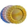 Western disk wedding color can be fixed for wedding hotel party metal spray paint decorative plastic disc