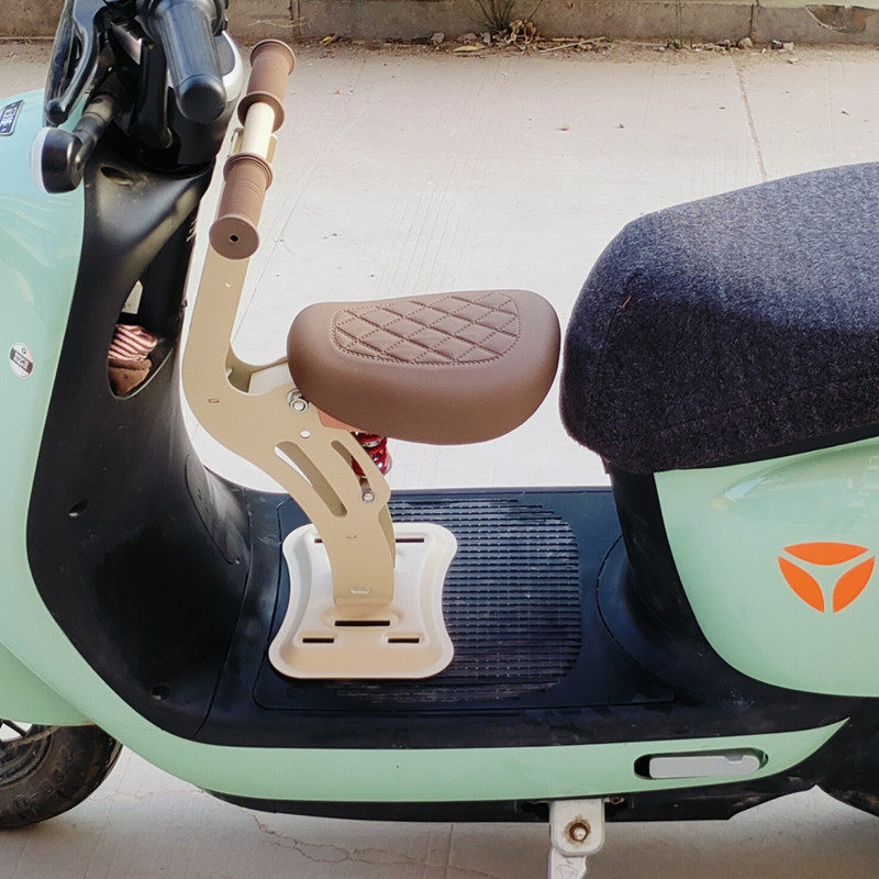 Foldable Front-Mounted Child Seat for Electric Vehicles, Aima Ya Modern Di Electric Scooter, Child Safety Seat for Kids and Babies