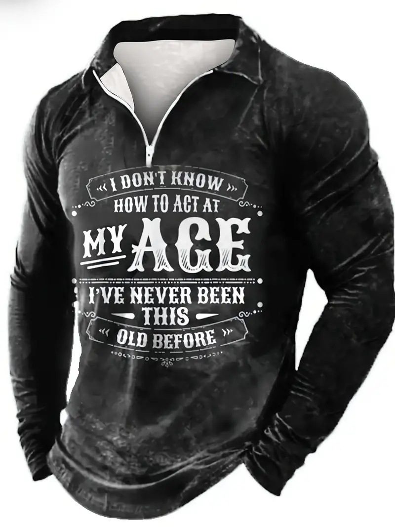 Camisa POLO de manga larga clásica de todo fósforo para hombre otoño nuevo suéter cálido con cremallera MB14