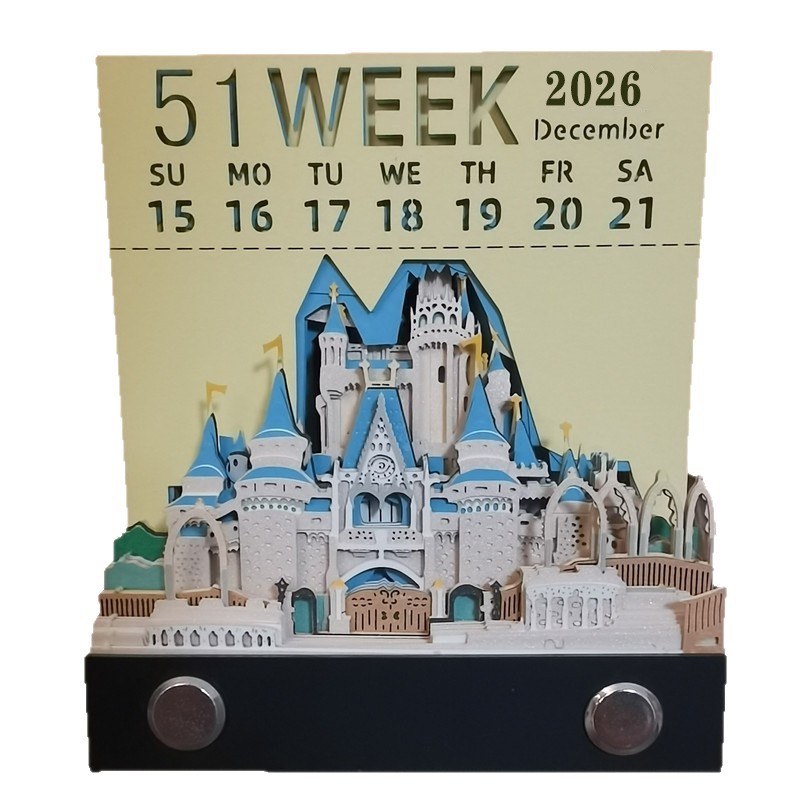 【Selección Premium】Bloc de Notas Adhesivas 3D Estilo Castillo Ruso, Modelo de Escultura de Papel TK, Regalo Transfronterizo para Hombres y Mujeres, Cumpleaños