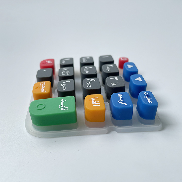 多色硅胶按键3