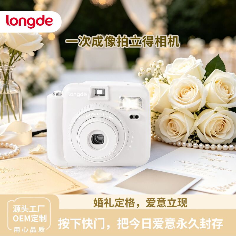 Instax Instant Camera Compatible with Fujifilm Photo Paper, Suitable for Weddings, Outdoor Travel, and Friendship Photos