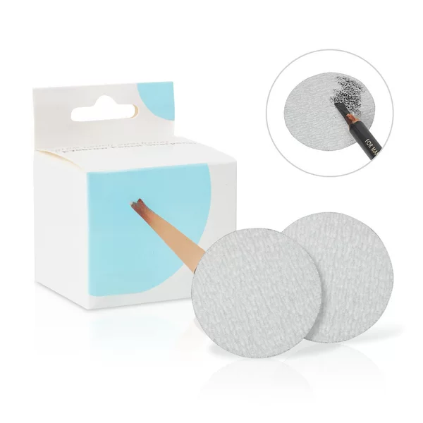 Cross-Border Supply of 100 Pieces of Pencil Sharpening Tablets, Duckbill Type Pencil Sharpener, Eyebrow Pencil Sharpening Sandpaper for Eyebrow Drawing