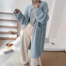 圈圈纱毛衣女2024秋冬新款设计感气质毛衣外套欧洲站针织开衫女装