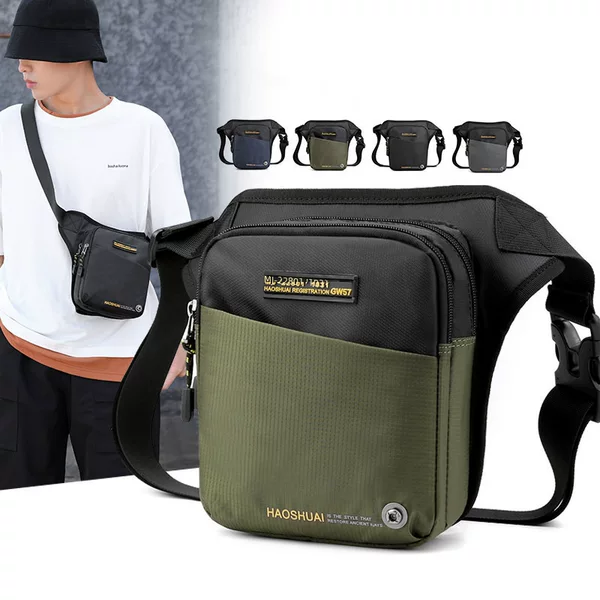 Cross-border New Multi-functional Outdoor Riding Leg Bag Casual Sports Chest Bag Crossbody Bag Mountaineering Tactical Waterproof Waist Bag