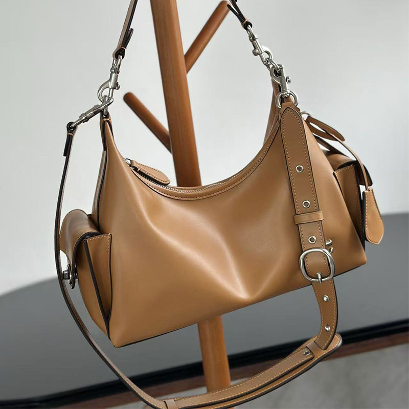 C-Style Fashion Pocket Juliet Retro Chain Casual Shoulder Biker Bag Crossbody Carryall Women's Bag - Thumbnail 3