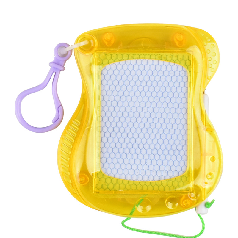 Tablero de dibujo pequeño magnético amarillo (bolso de OPP)