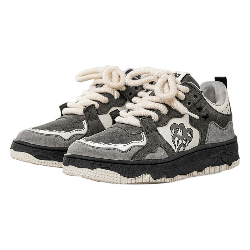 Diseño de nicho de moda nacional Zapatos de montaña de llama Deportes de mujer Zapatos de moda casuales de todo fósforo Zapatos de mesa de moda de pareja de deconstrucción Retro