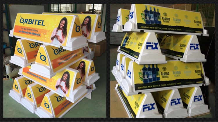 Taxi advertising roof lights, taxi advertising lights, construction vehicle dump truck roof lights, cargo truck lights, commercial concrete mixer truck roof lights