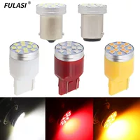 Автомобиль светодиодный указатель поворота 1156 1157 7440 3030 12SMD фонарь заднего хода мотоцикл стоп-сигнал