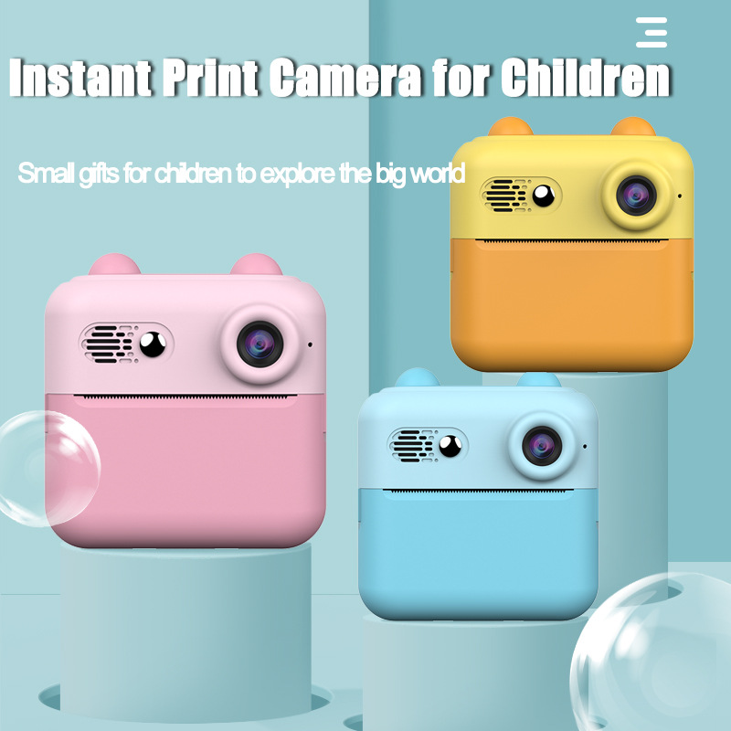 Nuevo A22 fotógrafo infantil dibujos animados digitales HD doble fotógrafo mini fotoimpresión cámara