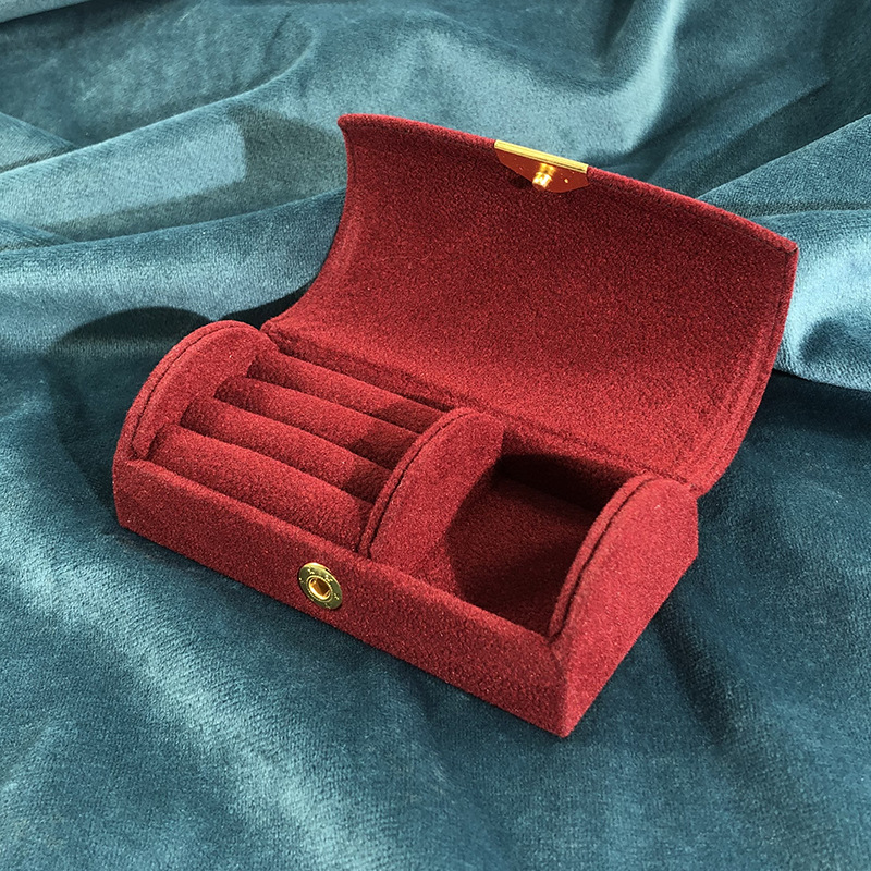 64g Weight Jewelry Boxes Classification 1 Piece Quantity Holiday, Daily Occasion Flannel Material Solid Color Pattern Classic Style Style 1 Piece Flannel Classic Style Holiday Daily Solid Color Jewelry Boxes 5
