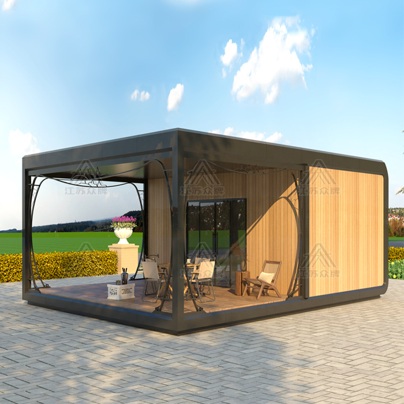 Sala móvil de la cápsula espacial Estación de correos Sala de voluntarios Apple Cang B & B Villa Sala de sol Contenedor Sala de cielo estrellado