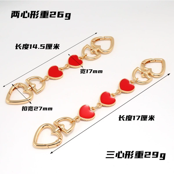 Heart Button-Heart Shape Red