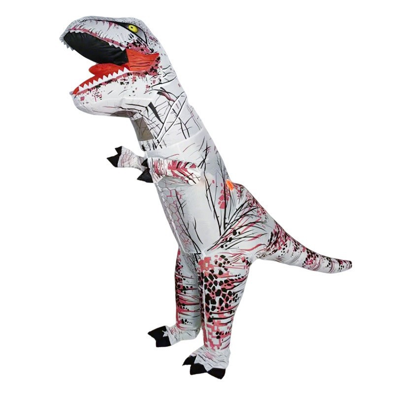 Disfraz Inflable de Tiranosaurio Rex, Accesorios para Fiestas de Disfraces de Halloween, Disfraz de Dinosaurio para Adultos y Niños