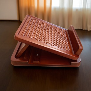 Stretching Board Solid Wood Stretching Stool Standing Inclined Pedal Home Stretching Yoga Fitness Rehabilitation Slimming Leg Rhythm Pedal