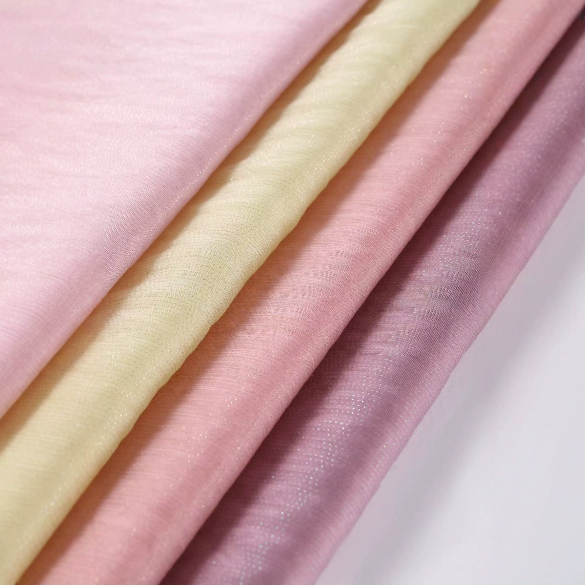 可贴身穿的金银丝面料柔软透气触感不扎莱赛尔锦纶金银丝交织