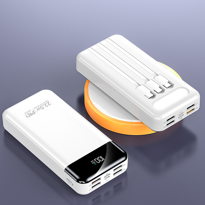 対外貿易30000ミリアンペア自帯線大容量移動電源22.5W超急速充電宝ギフトロゴ|undefined