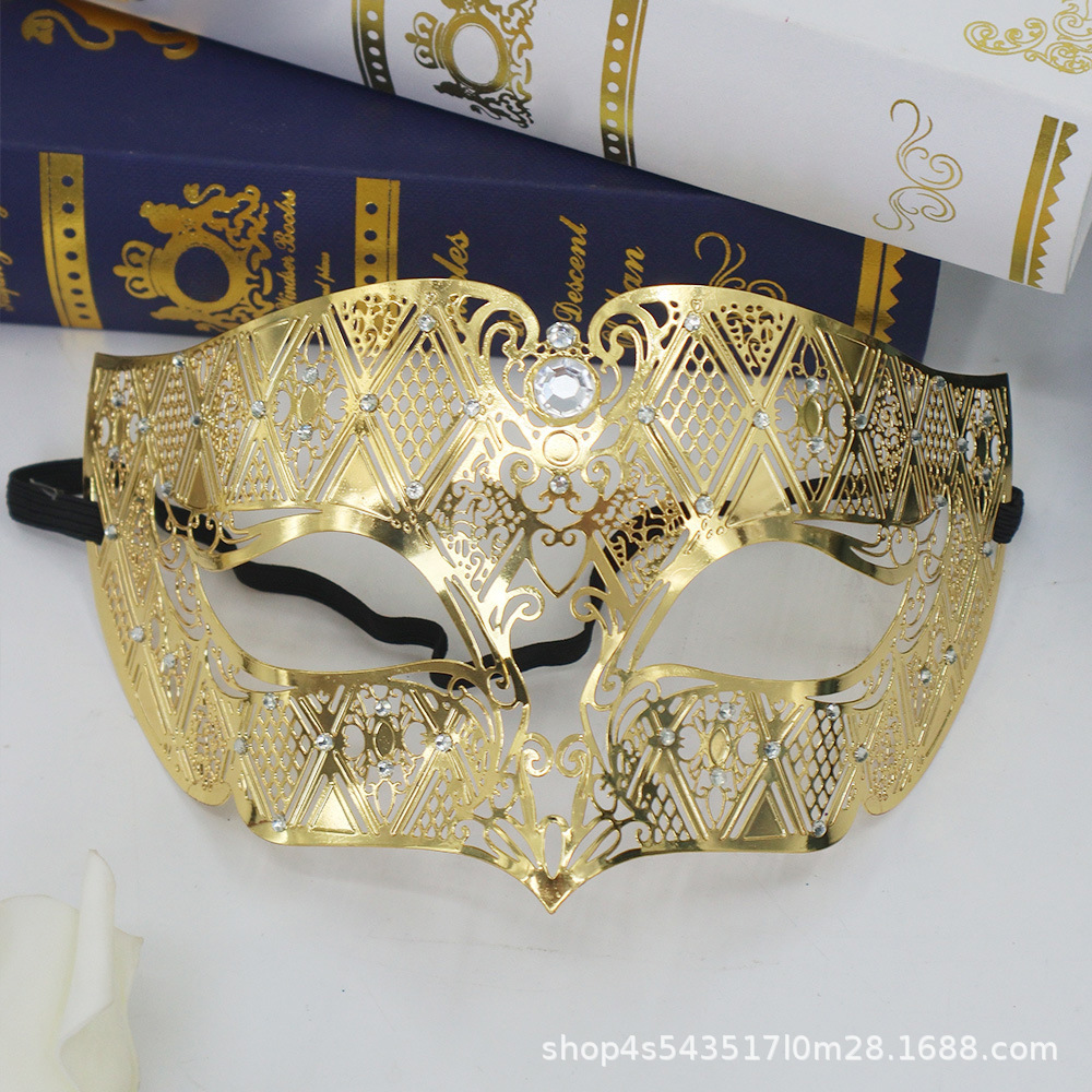 Amazon máscaras de metal calientes, máscaras de hierro forjado, máscaras de alta calidad, máscaras de fiesta de mascaras
