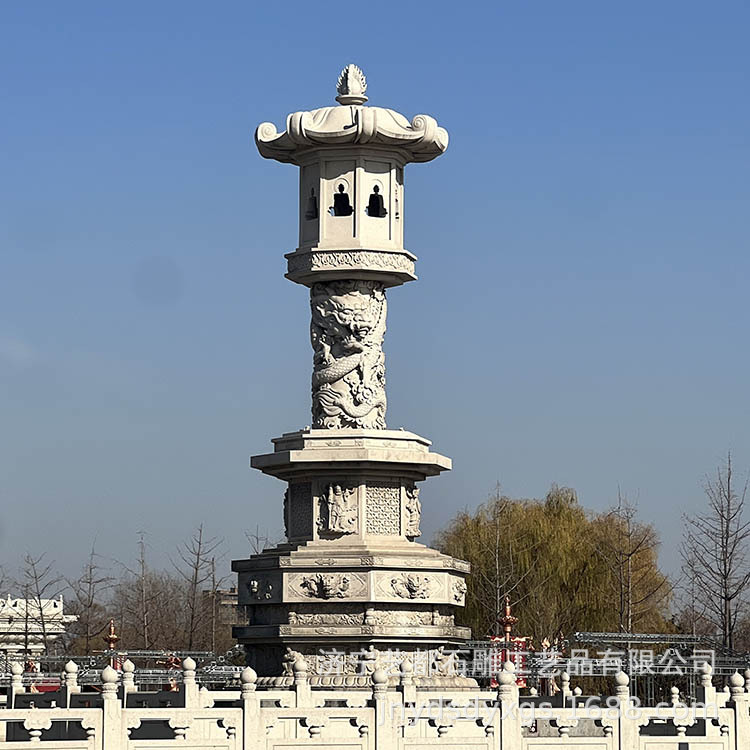 寺庙景区石雕佛塔 青石仿古文昌舍利塔 质量保证免费安装