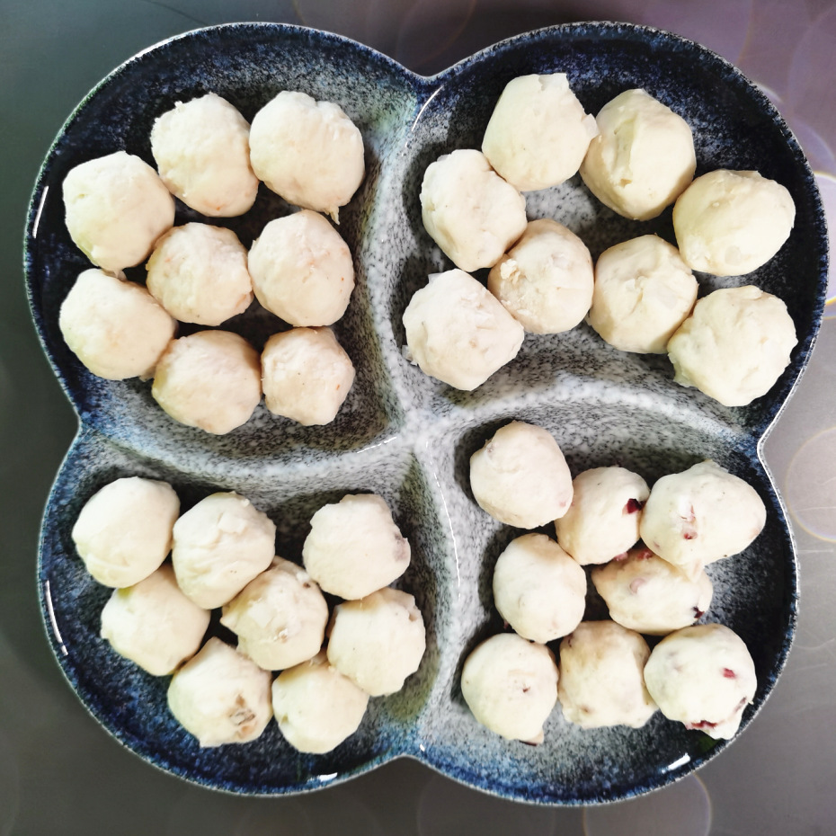 鮮蝦丸海螺丸墨魚丸章魚丸真材實料海鮮丸火鍋丸三同産品