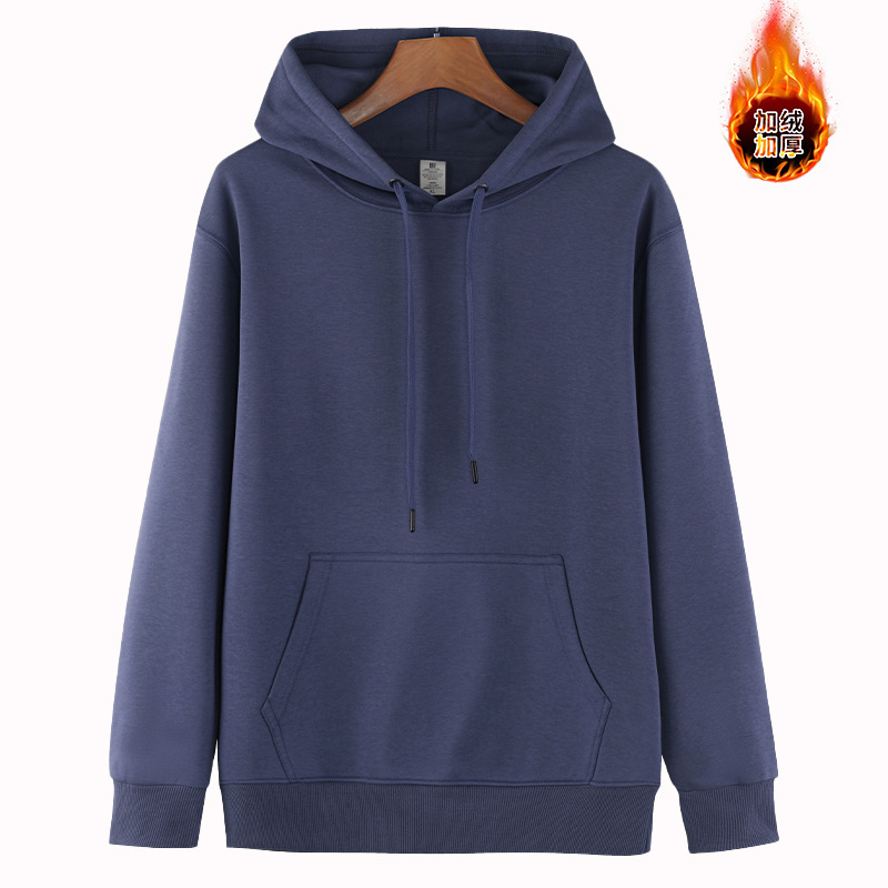 400g suéter con capucha para hombre pesado otoño e invierno sudadera con capucha suéter de algodón de manga larga camisa de manga larga chaqueta de tendencia