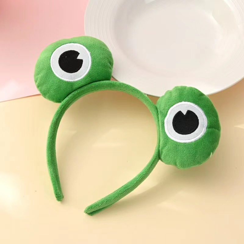 Felpa Rana diadema Otoño e Invierno Nuevo Oído banda de pelo lindo oso fresa cabeza accesorios al por mayor oso Internet celebridad diadema