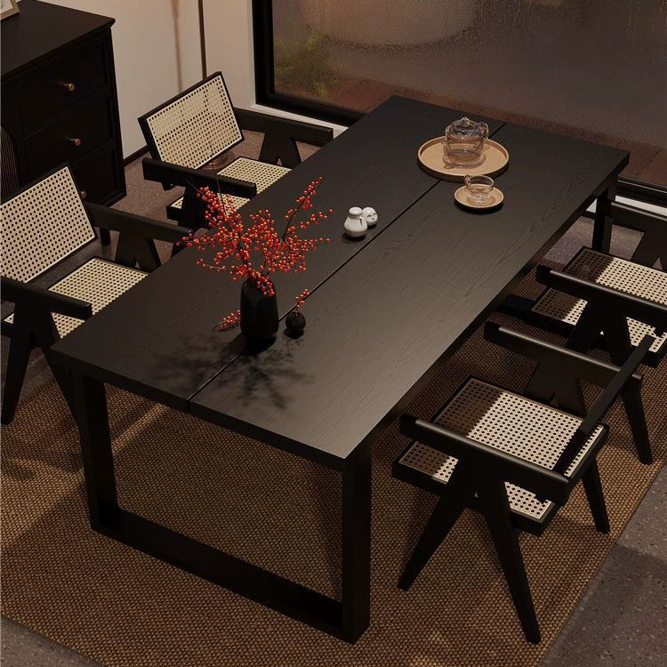 Тихий ветер обеденный стол из цельного дерева