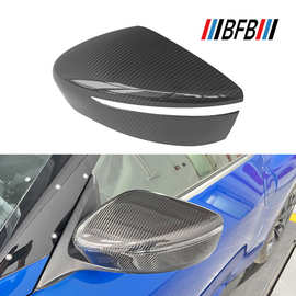适用于日产Nissan Z Rz34 400Z干碳纤维后视镜壳 真碳纤后视镜罩