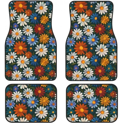 Avtomobil döşəmə paspasları – floor mats 4-piece set, easy - 1-129-pattern-33-3344cmtwo-piece-set