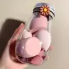 Bottle, pink, 6 pcs