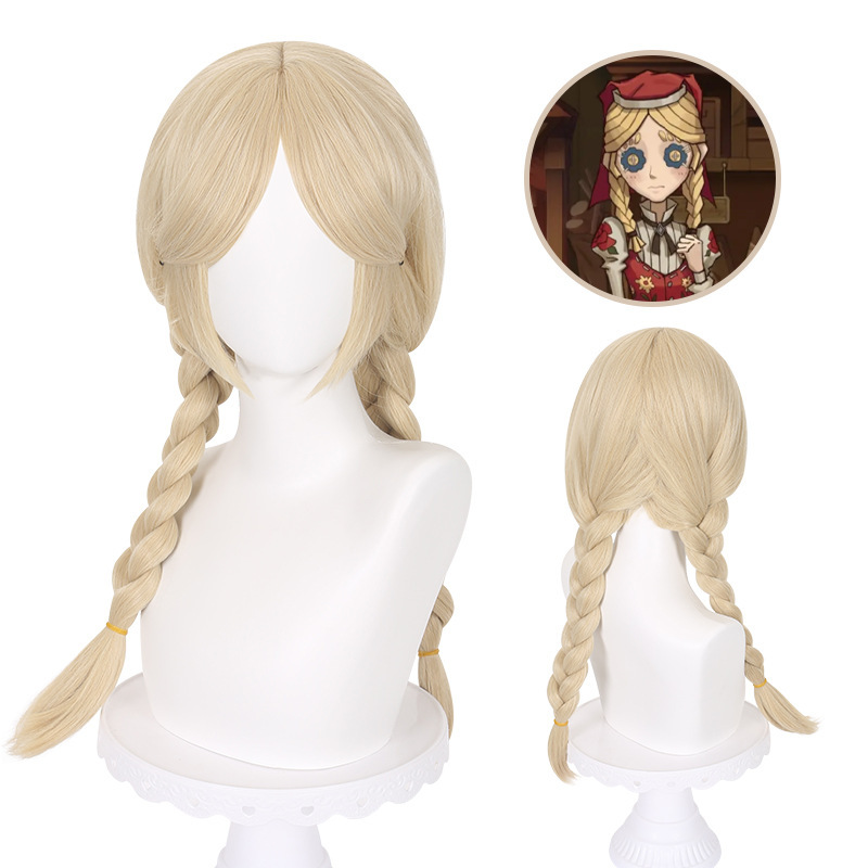 Cardamom Fifth Personality Anne Lester cos Wig Braid Yellow Long Hair Wig Cardamom Fifth Personality Anne Lester cos Wig Braid Yellow Long Hair Wig