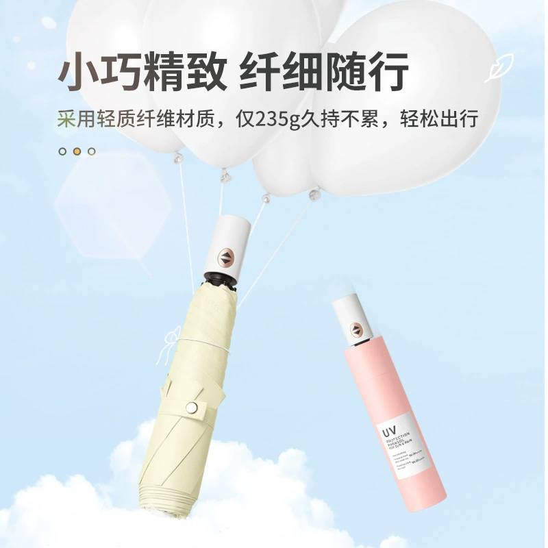 Japanese ultra light automatic handheld umbrella solar-powered, fully automatic, sun protection