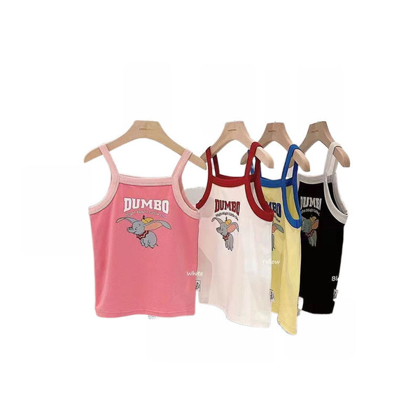 Children's summer thin cartoon cotton vest sleevless for leisure