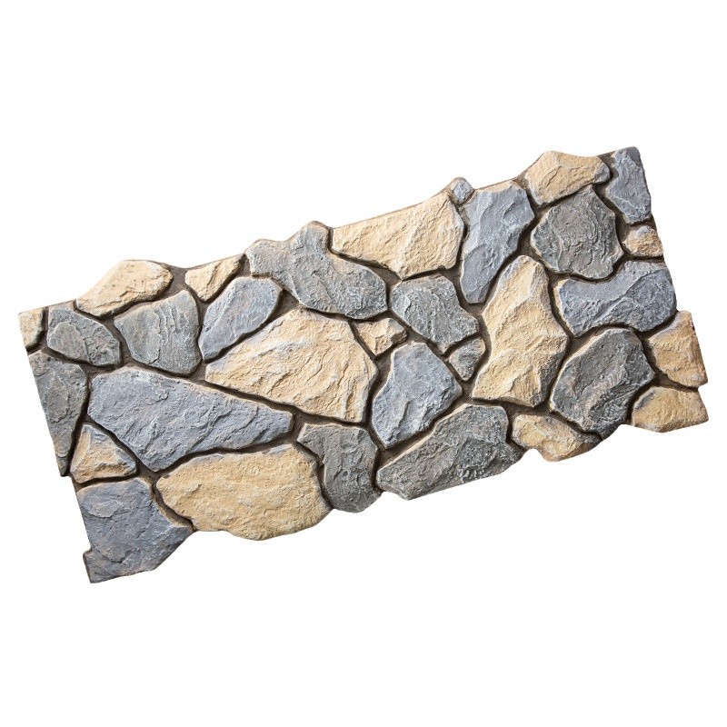 Pu piedra desordenada castillo piedra piedra grava tablero adoquines ligeros piedra real fondo pared pared tablero decorativo azulejos de pared exterior