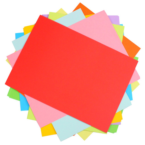 Wholesale handmade paper color paper a4 copy paper color printing paper 80g A4 color cardboard kindergarten origami materials