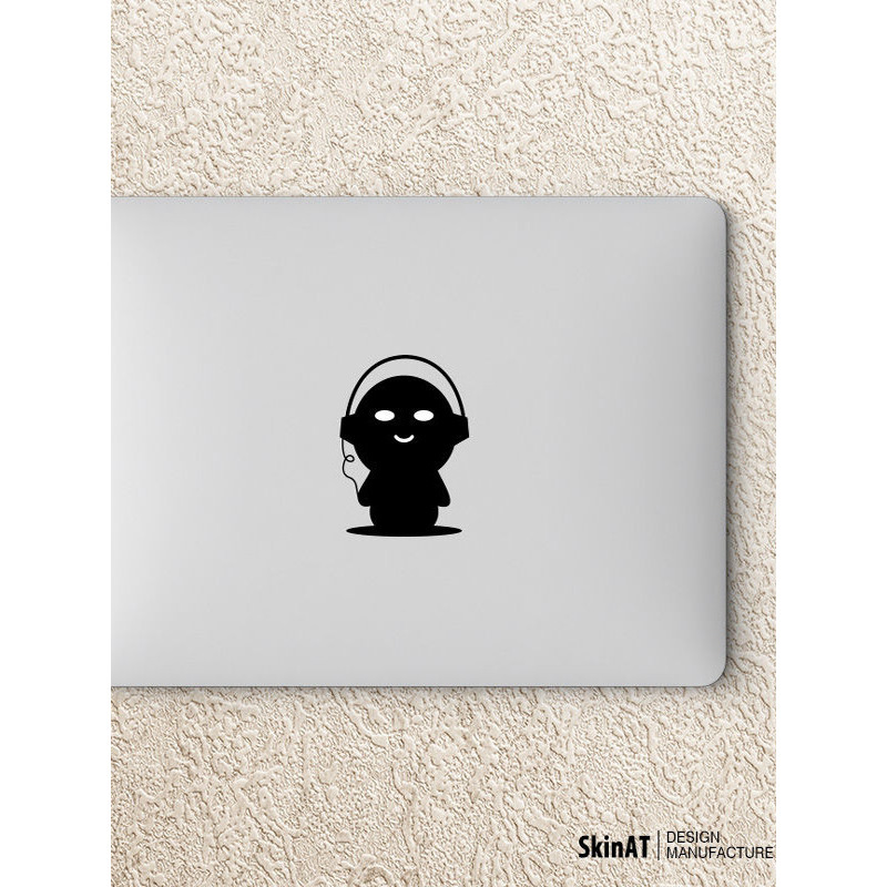 Skinat Is Suitable for Apple Laptop Logo Stickers, MacBook Air Pro Alien Creative Stickers Skinat Is Suitable for Apple Laptop Logo Stickers, MacBook Air Pro Alien Creative Stickers