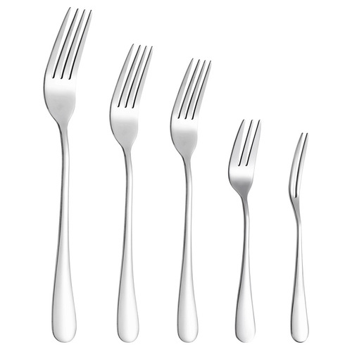 1010 stainless steel fork thickened salad fruit fork hotel western food pasta fork home cake dessert fork