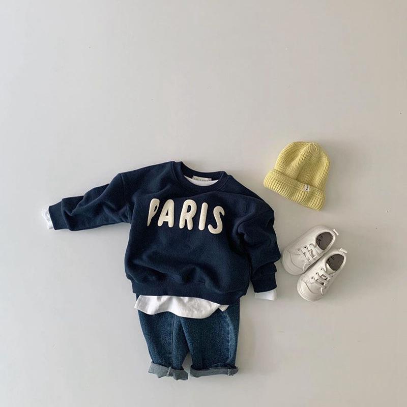 W3-PARIS Tops-dark blue