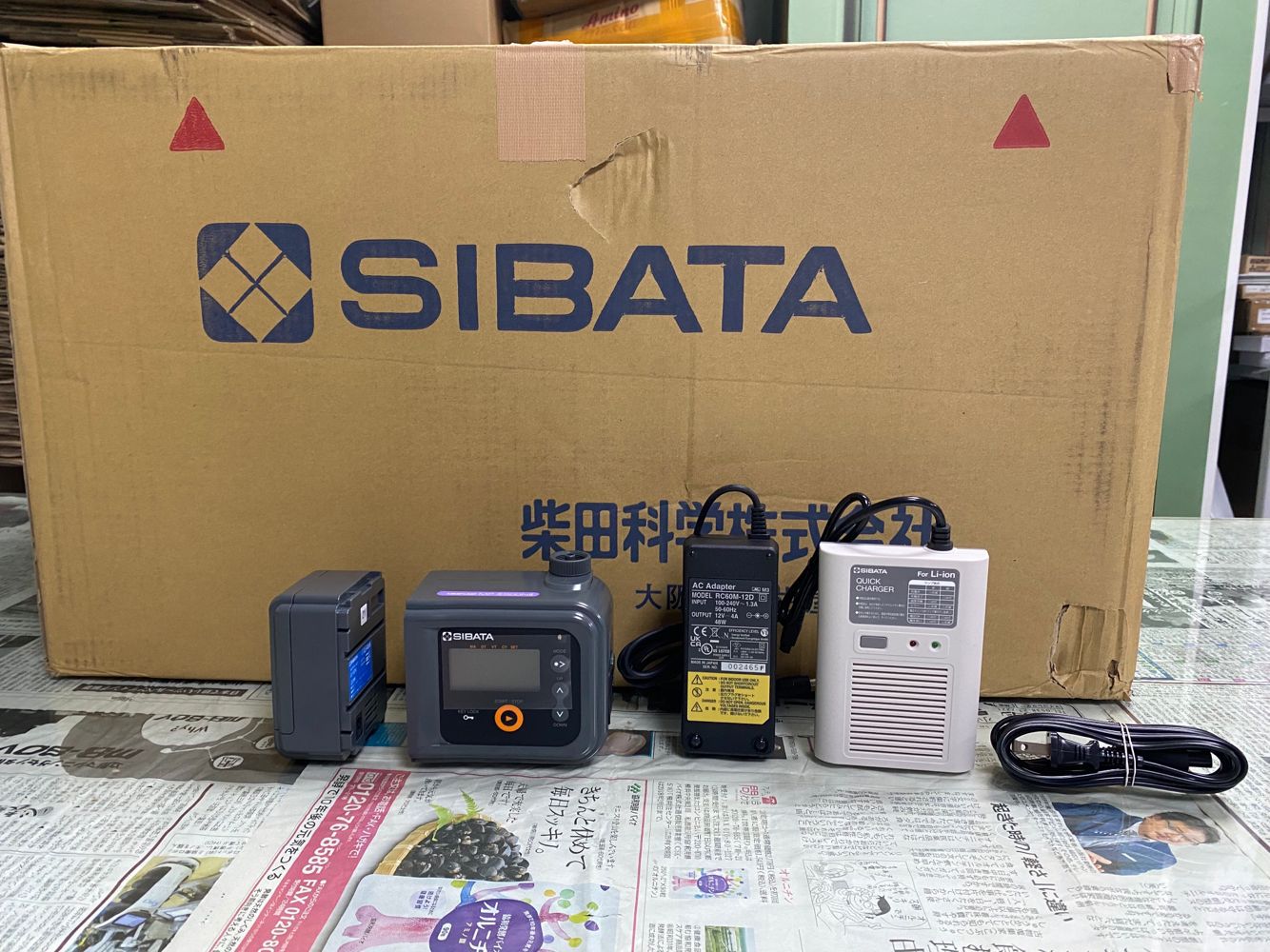 原装现货SIBATA柴田科学小型空气采样泵LV-40BW