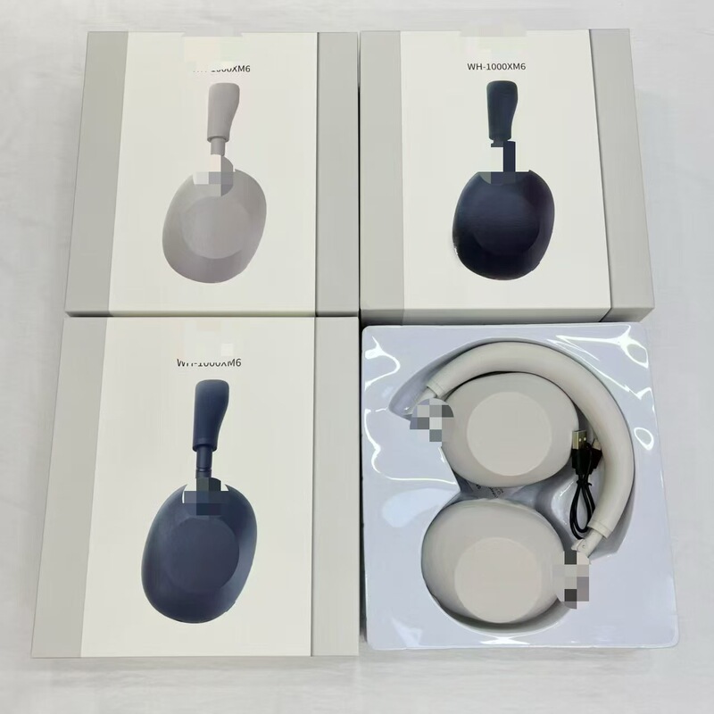 Cross-Border Wh-1000Xm6 Over-Ear Wireless Bluetooth Sports Headphones, Full-Coverage Smart Call Headset, New Model