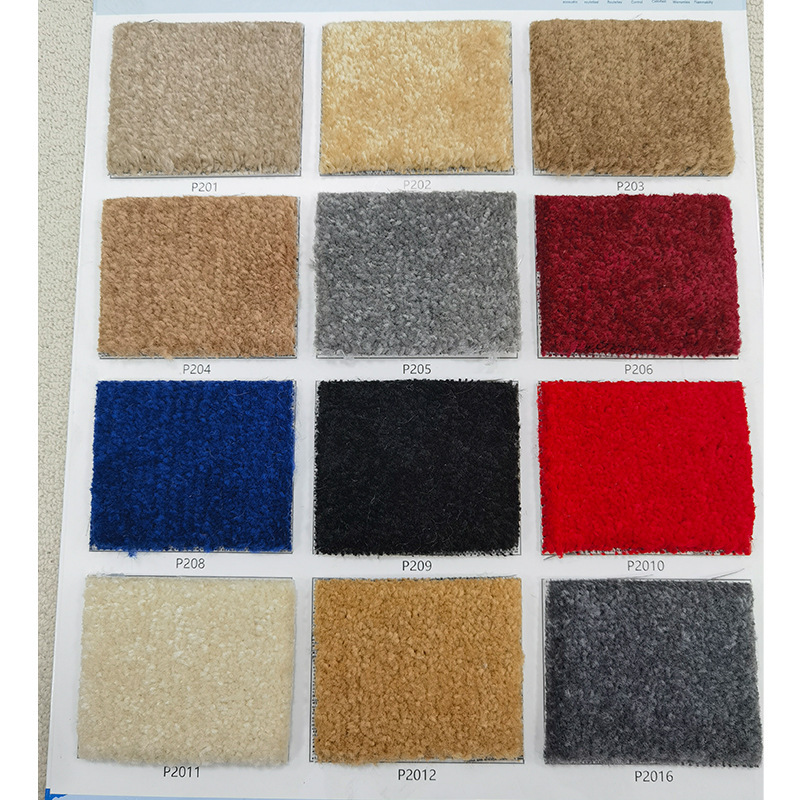 10mm curved edge yarn carpet for recording studios, martial arts gyms, yoga rooms, studios, stages, audio-visual theaters, and bedrooms, solid color