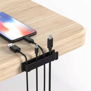 Data Line Organizer Desktop Storage Holder Winding Rewinder Snapping Device Collating Fastener Clamp Clip