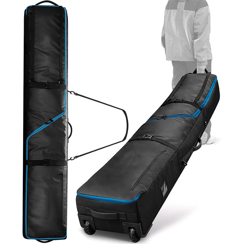 Cross-Border Customized Winter Skiing Sports Bag, Ski Longboard Storage Bag, Portable Travel Ice and Snow Sports Snowboard Bag