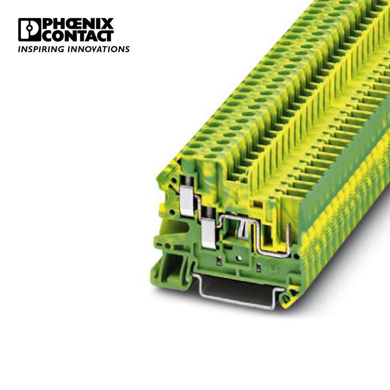 菲尼克斯接地端子 - UT 4-TWIN/ 1P-PE -3060283-50一包50个