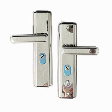 007不锈钢双面加钢板拉手 镜面 白衬板快速安装款 防盗门把手