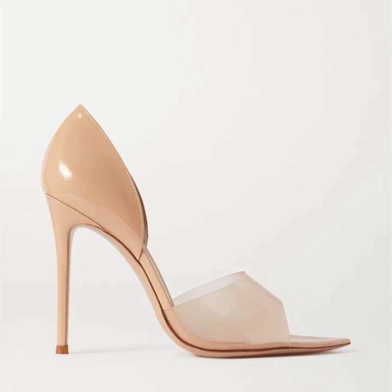 Кросс-бордер Европейская станция женская fashion одиночные туфли с двойником носа из ПВХ патентной кожи ультра-высокие каблуки женские туфли иностранная торговля быстрая продажа