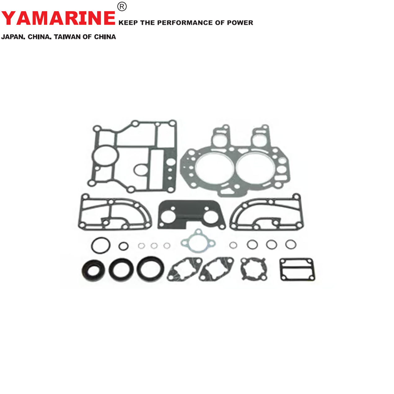 9.9马力 4冲 雅马哈船舷外机垫片总成 YAMAHA 6G8-W0001-A3