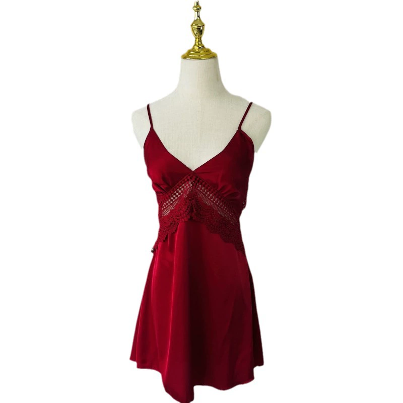 Sexy summer silk thin comfortable breathable pijama